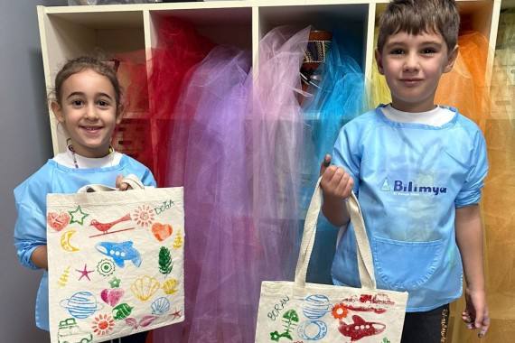 Bez Çanta Atölyesi'nde sanat konuştu