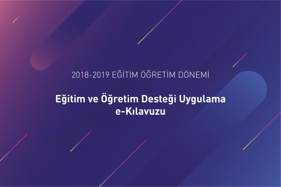 MEB eğitim öğretim desteği uygulaması